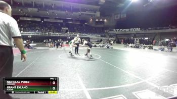 152 lbs Cons. Round 5 - Grant Ekland, Placer vs Nicholas Perez, Hughson