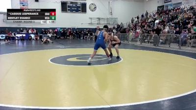 144 lbs Champ. Round 2 - Bentley Evanko, West Salem vs Cassius Lesperance, Grant