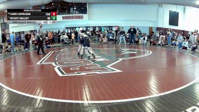 77 lbs 3rd Place Match - Luke Loveless, Poquoson Athletic Association vs Wyatt Kelley, Nova WC