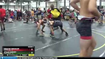125 lbs Round 3 (6 Team) - Deacon Dressler, Olympia Red vs Ethan Harvey, Steel Valley