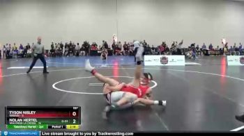 157 lbs Placement Matches (16 Team) - Tyson Nisley, Wabash vs Nolan Hertel, Wisconsin-La Crosse