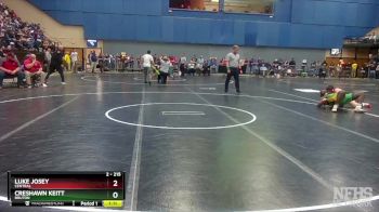 2 - 215 lbs Quarterfinal - Luke Josey, Central vs Creshawn Keitt, Bruton