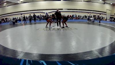 131 lbs Cons. Round 5 - Akira Jones, Indiana Tech University vs Jes`Onia Barefield, Georgetown College