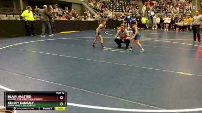 55 lbs Round 2 - Blair Halsted, Hammer Time Wrestling Academy vs Kelsey Kanealy, Ubasa Wrestling Academy