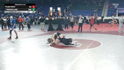 165 lbs Consi Of 16 #1 - Tyler Pinto, Beverly vs Tristan Lane, Shawsheen