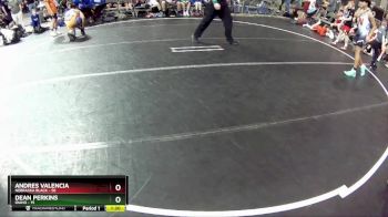 160 lbs Round 1 (6 Team) - Andres Valencia, Nebraska Black vs Dean Perkins, Idaho