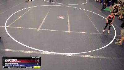 67 lbs Round 1 - Dax Buttell, Wrestling Brotherhood vs Jacob Myrvik, Berge Elite Wrestling Academy