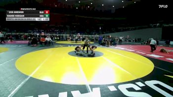 4A/3A/2A/1A Girls 105 Champ. Round 1 - Zoe Brewer, Willamina Girls vs Hadee Keegan, Culver Girls