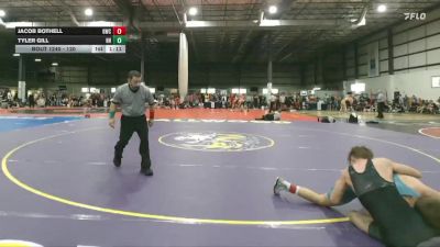 120 lbs Cons. Round 2 - Jacob Bothell, Grizzly Wrestling Club vs Tyler Gill, Hanover Hawkeye