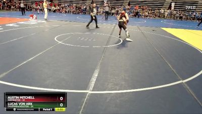 102 lbs Quarterfinals (8 Team) - Lucas Von Arx, Caledonia/Houston vs Austin Mitchell, Farmington