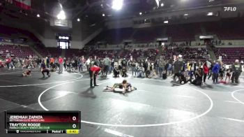 58 lbs Round 3 - Jeremiah Zapata, Betterman Elite Wrestling vs Trayton Rogge, Pueblo County Wrestling Club