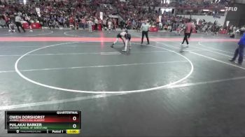 95 lbs Quarterfinal - Owen Dorshorst, Askren Wrestling Academy vs Malakai Barker, Victory School Of Wrestling