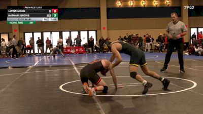 141 lbs C Of 16 #1 - Jacob Mann, Princeton vs Nathan Jerore, Michigan
