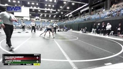 130 lbs Round 2 (6 Team) - Callahan Earnest, Prodigy NDT vs Layton Stevens, Top Guns