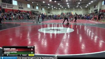 55 lbs Cons. Semi - Jensen Kappes, Tech Team vs Raiden Jones, Warrior Wrestling Club