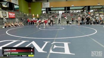 113 lbs Semifinals (8 Team) - Cooper Jackson, TUTTLE vs Landon Jones, SULPHUR