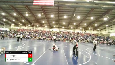 50 lbs Cons. Round 2 - Camden Zaugg, Viewmont Wrestling Club vs Makai Opheikens, Fremont Wrestling Club