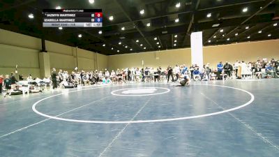 115 lbs Cons. Round 5 - Jazmyn Martinez, OK vs Izabella Martinez, CO