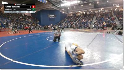 150 lbs Champ. Round 1 - Jared Gonzalez, Notre Dame Green Pond vs Garrett Till, Salesianum