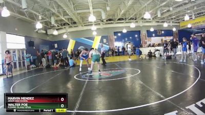 215 lbs Cons. Round 3 - Walter Poe, Fleming Island/ Nfwa vs Marvin Mendez, Jesuit High School