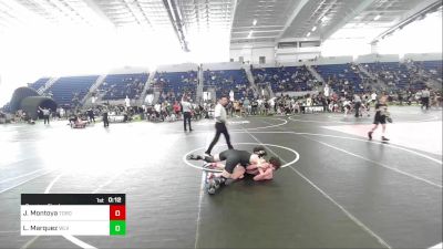 130 lbs Quarterfinal - Joshua Montoya, Torotech WC vs Luke Marquez, Wlv Jr Wrestling