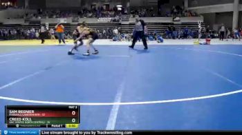 130 lbs Semis (4 Team) - Sam Regnier, Marshall/Lakeview/RTR vs Creed Koll, UNC (United North Central)