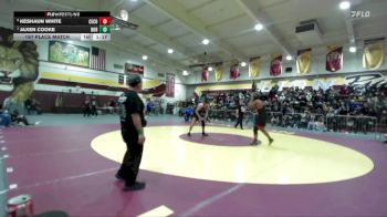 175 lbs 1st Place Match - Jaxen Cooke, Norco vs Keshaun White, Centennial (Corona)