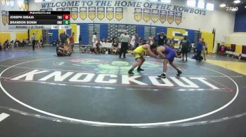 165 lbs Round 1 (8 Team) - Brandon Bonin, Oviedo WC vs Joseph Sibaja, Talon WC