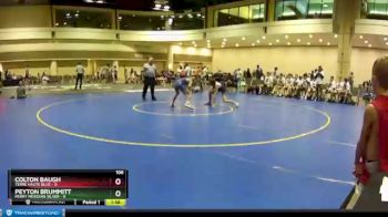 106 lbs Round 7 (10 Team) - Peyton Brummitt, Perry Meridian Silver vs Colton Baugh, Terre Haute Blue