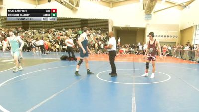 162-H lbs Round Of 64 - Nick Sampieri, Garden City vs Connor Elliott, AMERICAN MMA AND WRESTLING