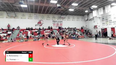 114 lbs Quarterfinal - Lucy Thomas, Glenns Ferry vs Desitiny McSweeney, Ontario