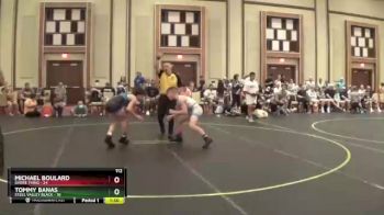 112 lbs Finals (8 Team) - Michael Boulard, Shore Thing vs Tommy Banas, Steel Valley Black