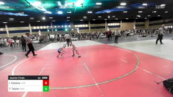 49 lbs Quarterfinal - Izrael Casaus, Juggernaut WC vs Tillman Taylor, Desert Dogs WC