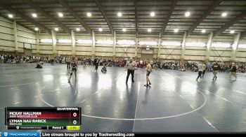 90 lbs Quarterfinal - Lyman Nau Rarick, Westlake vs McKay Hallman, Davis Wrestling Club