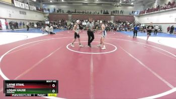 113 lbs Champ. Round 2 - Layne Stahl, Safford vs Logan Hause, Horizon