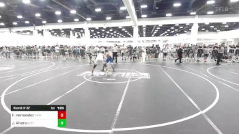 138 lbs Round Of 32 - Fabriccio Hernandez, Thorobred WC vs Joell Rivera, Scotsmen WC