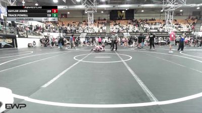 106 lbs Consolation - Kaylor Jones, Lions Wrestling Academy vs Trace Powell, Team Conquer Wrestling