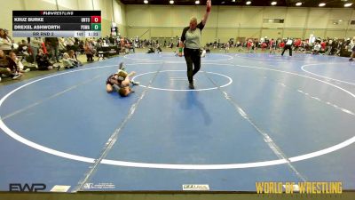 65 lbs Rr Rnd 2 - Kruz Burke, Untouchables 9U vs Drexel Ashworth, POWA 9U