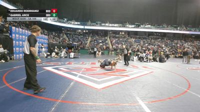 5A 165 lbs Quarterfinal - Gabriel Arce, South Brunswick vs Eduardo Rodriguez, North Henderson High School
