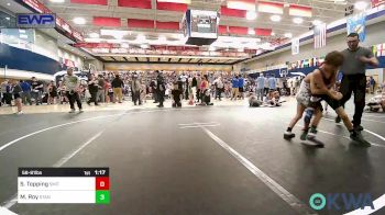 58-61 lbs Quarterfinal - Stetson Topping, Smith Wrestling Academy vs Maxwell Roy, Standfast OKC