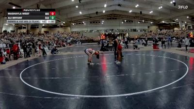 152 lbs Semis & 1st Wb (8 Team) - Mashayla West, Maryville High School vs Ali Bryant, Blackman High School