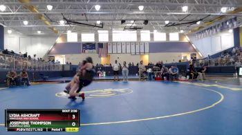 114 lbs Cons. Semi - Lydia Ashcraft, Vancleave High School vs Josephine Thompson, Dlberville Girls