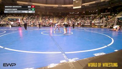105 lbs Quarterfinal - Brixton Archuleta, Midwest RTC vs Kamdyn Smith, F-5 Grappling
