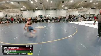 120 lbs Cons. Round 3 - Cole Redmond, Vista Peak vs Dax Diffendaffer, Berthoud