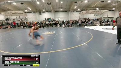 120 lbs Cons. Round 3 - Cole Redmond, Vista Peak vs Dax Diffendaffer, Berthoud