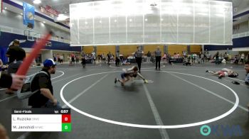 52 lbs Semifinal - Lukas Ruzicka, El Reno Wrestling Club vs Milo Jamshidi, Newcastle Youth Wrestling