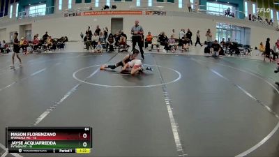 64 lbs Round 5 (6 Team) - Jayse Acquafredda, Python Pit vs Mason Florenzano, Riverdale WC