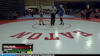 147 lbs Champ. Round 1 - Emma Crackel, Severance High School vs Zoe White, Poudre