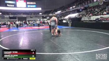 7A 285 lbs Cons. Round 2 - Zachary Teter, Huntsville vs Xerxes Ellison, Smiths Station Hs