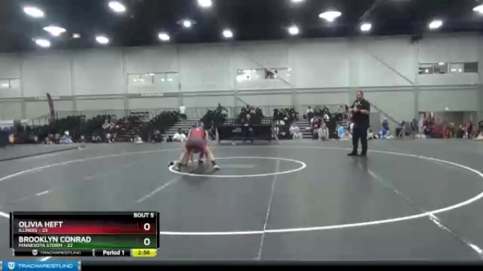 122 lbs Semis & 1st Wrestleback (8 Team) - Olivia Heft, Illinois vs ...